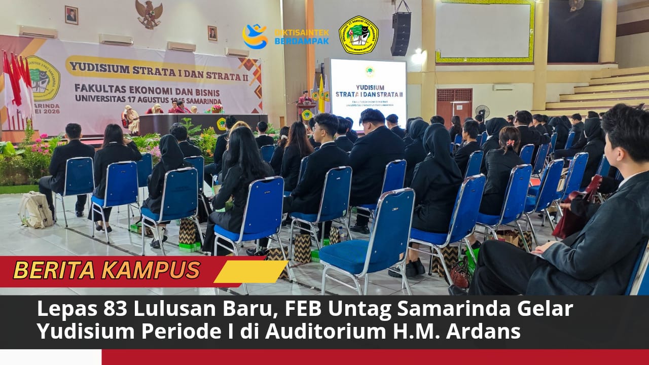 FEB Untag Samarinda Menggelar Yudisium Periode I Tahun 2026